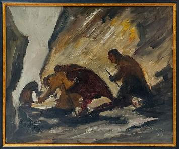 Le Purgatoire, kunstwerk van A. Jamar