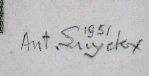 Tekening Antoon Luyckx  kopen