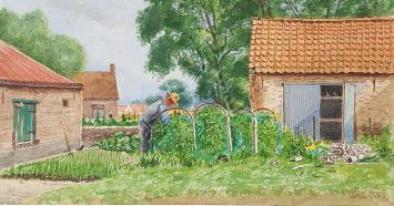 Aquarel van Antoon Luyckx kopen uit 1991