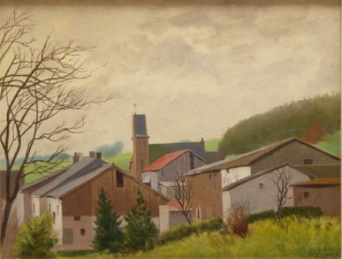 De Belgische schilder Antoon Luyckx