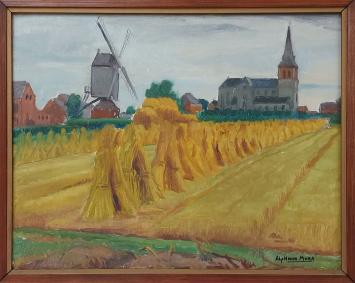 Schilderij van Alphonse Mora op canvas