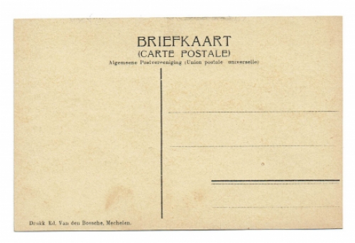 Postkaart van de Mechelse kunstenaar Alfred Ost