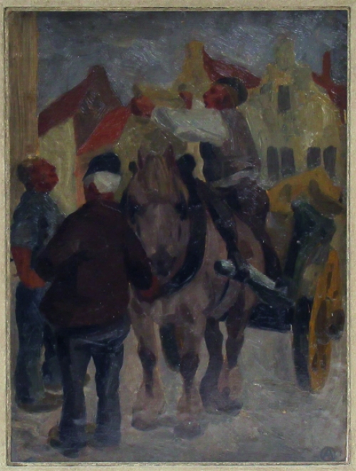 Schilderij van de Mechelse kunstenaar Alfred Ost