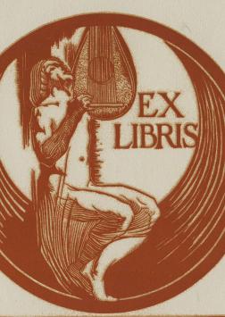 M. Langaskens met een ex libris