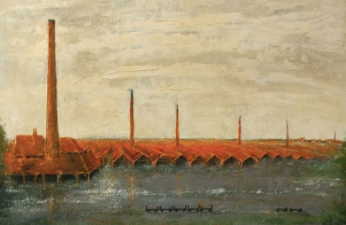 De Belgische schilder Art Van Der Linden