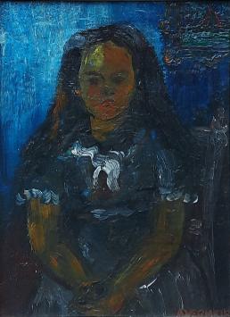 Schilderij van Alfons Vermeir, Belgische expressionistische kunstschilder