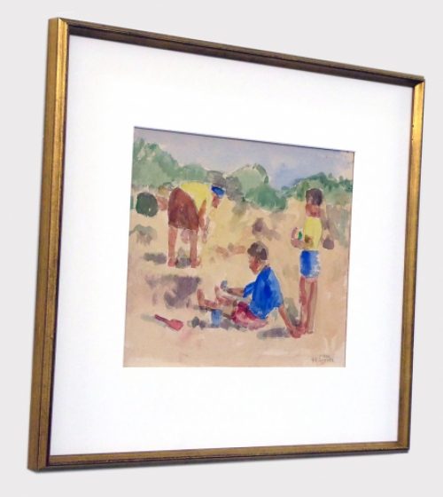 Schilderij van de Belgische kunstschilder Antoon Luyckx
