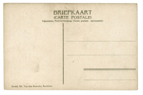 Postkaart van de Mechelse kunstenaar Alfred Ost