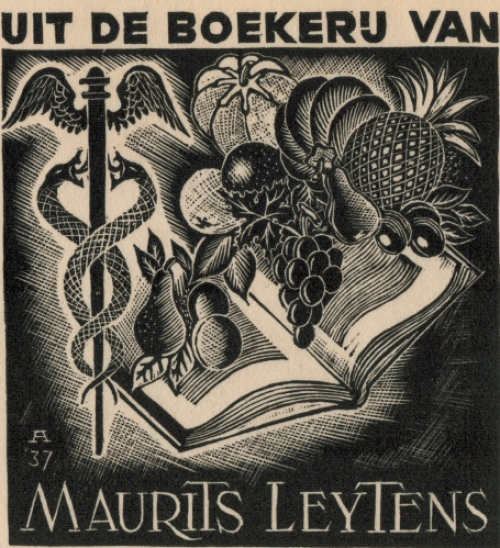 Een ex libris voor Bea Geerlandt 1956