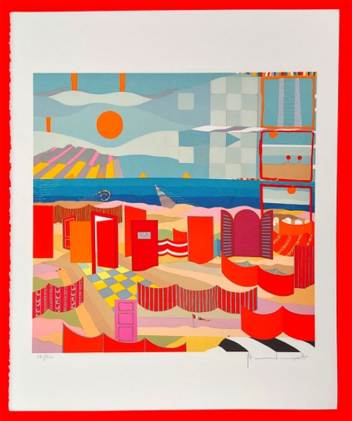 Litho van de Belgische kunstenaar Adi Steurbaut   kopen