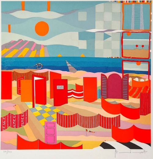 Litho van de Belgische lithomaker Adi Steurbaut