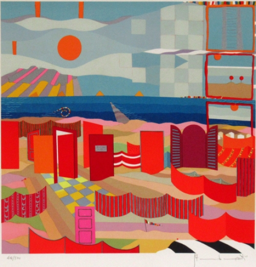 Litho van de Belgische lithomaker Adi Steurbaut