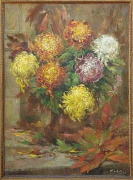 Stilleven van Belgische schilder Adolf Van Neste