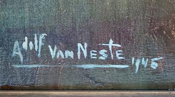 De Antwerpse kunstenaar Adolf Van Neste