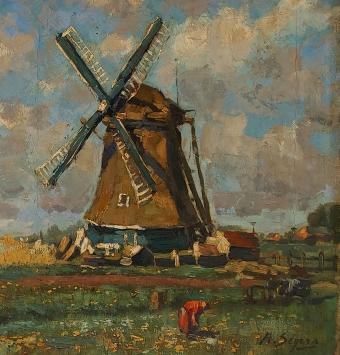 Belgische kunstschilder Adrien Segers 