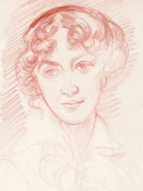 Studieblad twee vrolijke meisjeshoofdjes