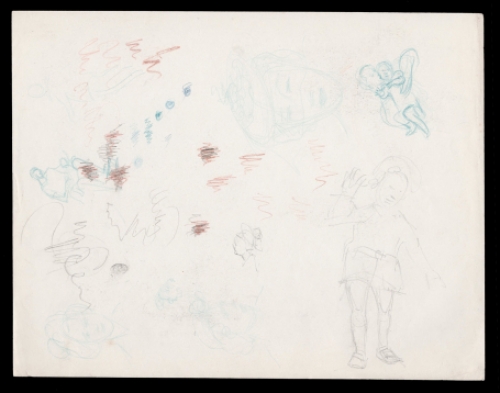 Studieblad twee vrolijke meisjeshoofdjes