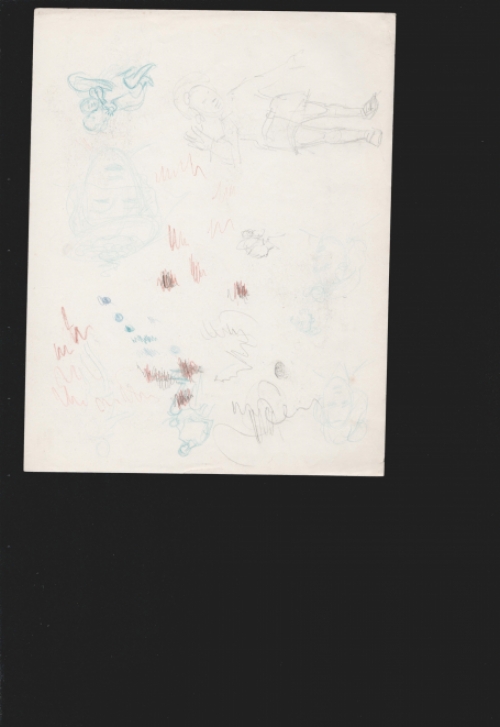 Studieblad twee vrolijke meisjeshoofdjes