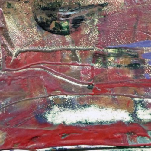 Peinture abstraite par Jeanne Portenart de 1962