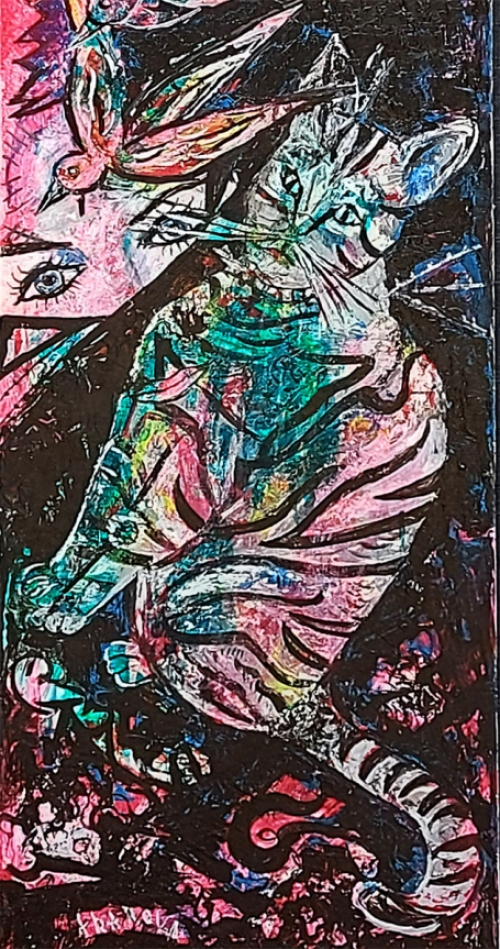 Schilderij van AKAROVA of Marguerite Acarin