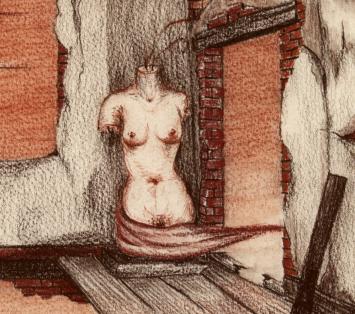 Tekening van Vlaamse kunstenaar
