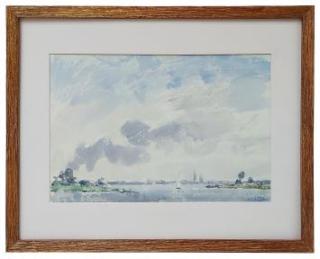 Aquarel van de Belgische kunstschilder Antoon Luyckx