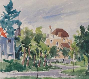 Aquarel van Antoon Luyckx kopen uit 1967
