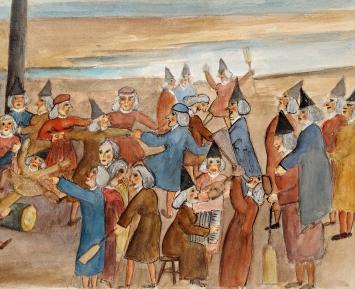 Sabbat des sorcières geschilderd door Delfosse