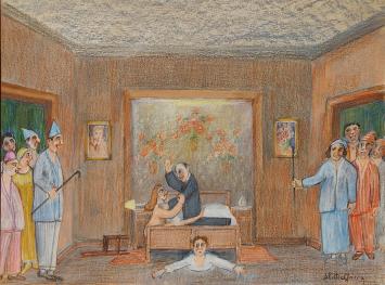 Kunstwerk van de Belgische kunstenaar Delfosse