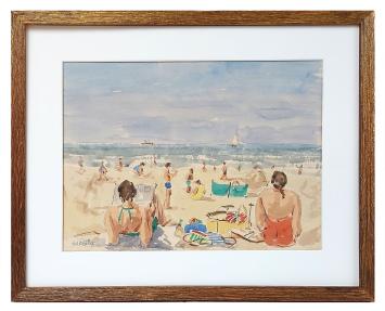 Schilderij van de Belgische kunstschilder Antoon Luyckx