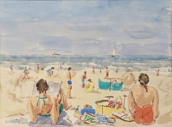 Strand door Antoon Luyckx