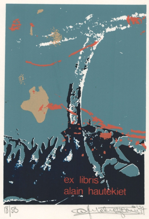 Belgische etser Alain Hautekiet