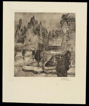 Ets van Albert Baertsoen kopen, gesigneerd