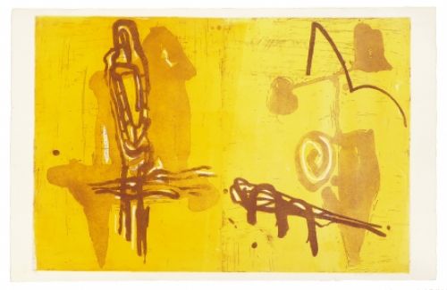 Litho van Albert Cambeen een Belgische kunstenaar