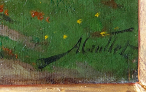 Kunstwerkje van de Belgische kunstenaar AC of Albert Caullet