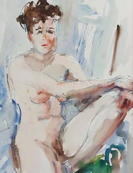 Aquarel van Albert De Deken online kopen in onze galerie