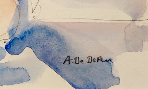 Expressionistische aquarel kopen