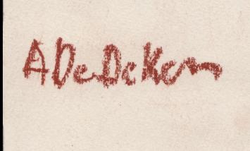 Krijttekening, man die boek leest met vrouw