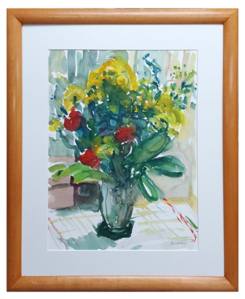 Schilderij van de Belgische kunstenaar Albert De Deken