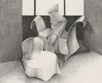 Grafisch kunstwerk uit 1973 van Albert Debois