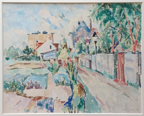 Schilderij van Wilrijk van de Belgische Schilder Albert Ernest