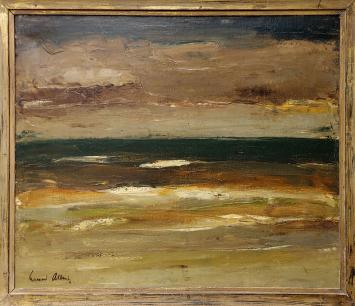 Schilderij van de Noordzee van de Belgische Schilder Albert Ernest