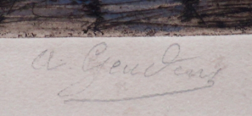 De Vismarkt in Mechelen Epreuve d'artiste