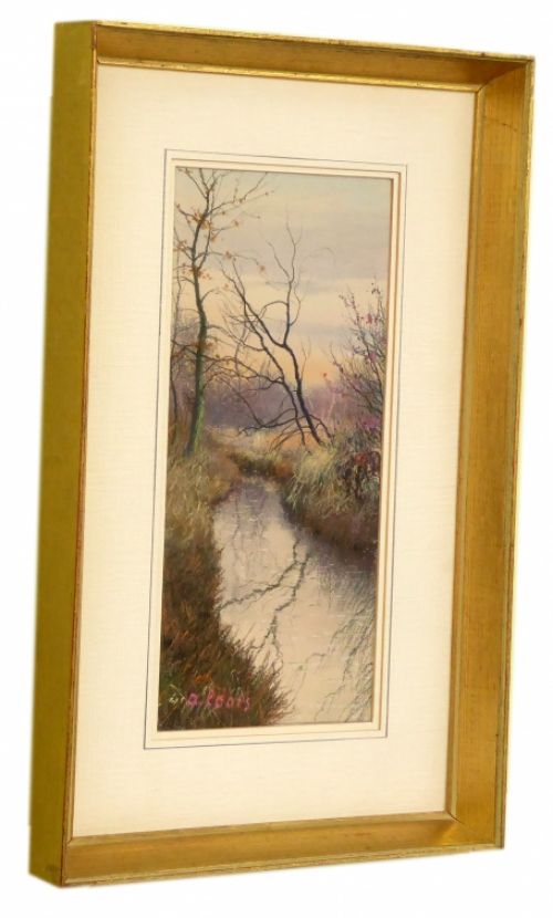 Tekening in pastel van Albert Loots