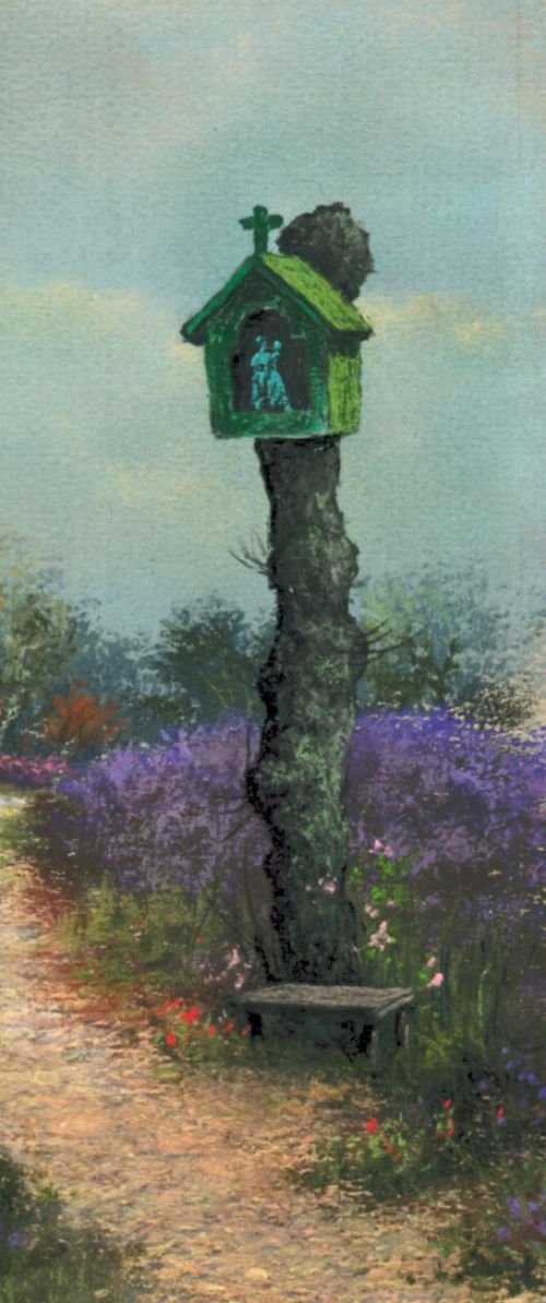 pasteltekening van Albert Loots