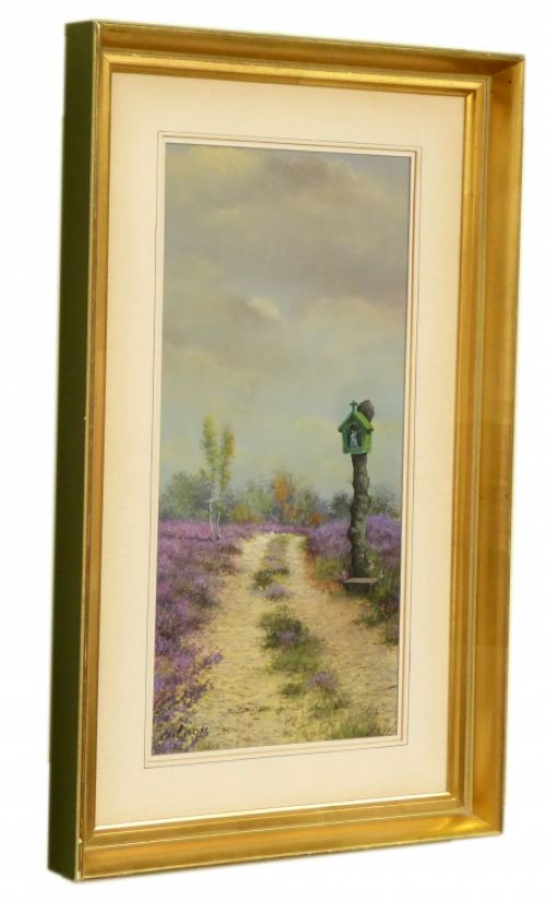 Pasteltekening van de Belgische kunstschilder Albert Loots
