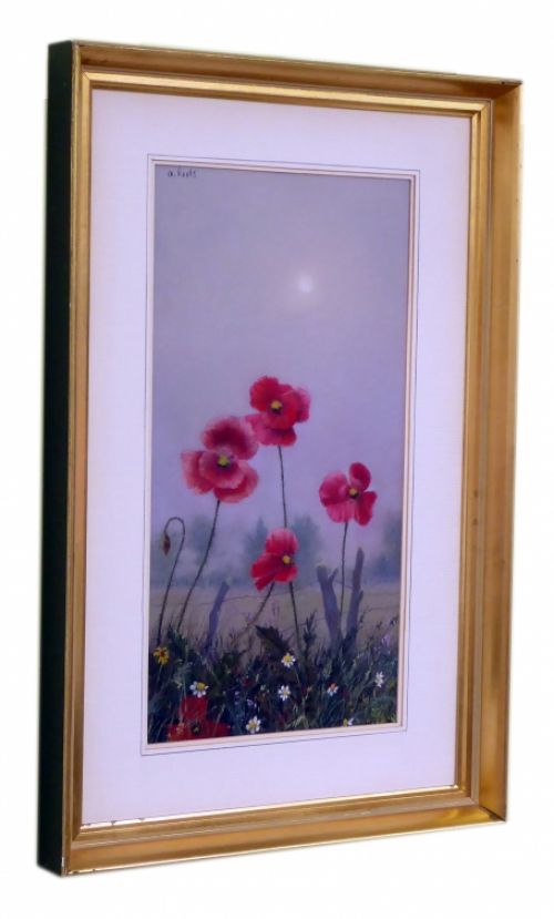 Pasteltekening van de Belgische kunstschilder Albert Loots