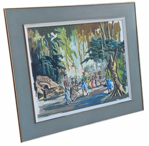 Congolees dorpsgezicht