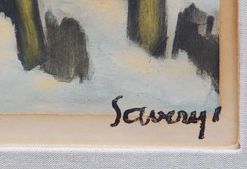 Winterlandschap naar Saverys 153/350