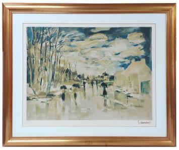 grote litho van Albert Saverys kopen